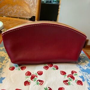 Portland Leather Total Eclipse Cosmetic Bag